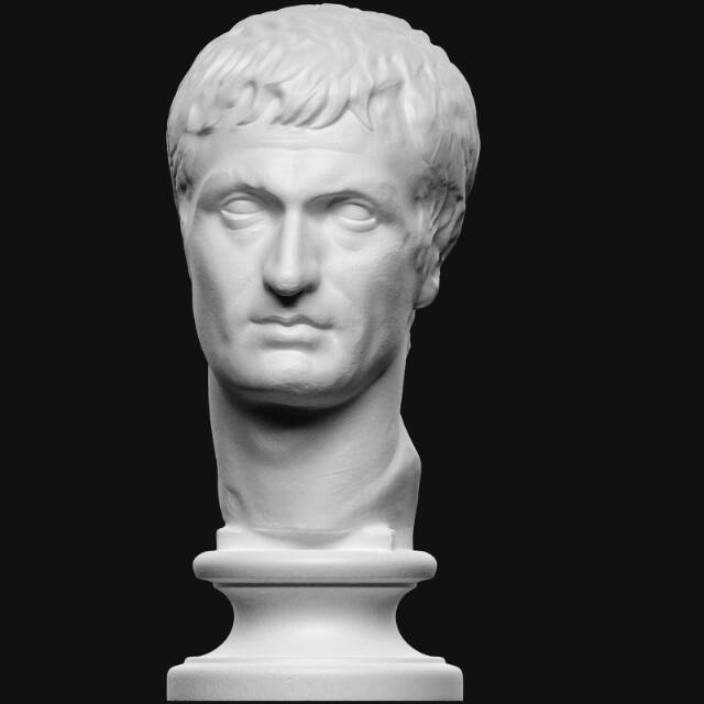 Unknown Roman, or a young Julius Caesar? 3D model by SMK, National Gallery of Denmark