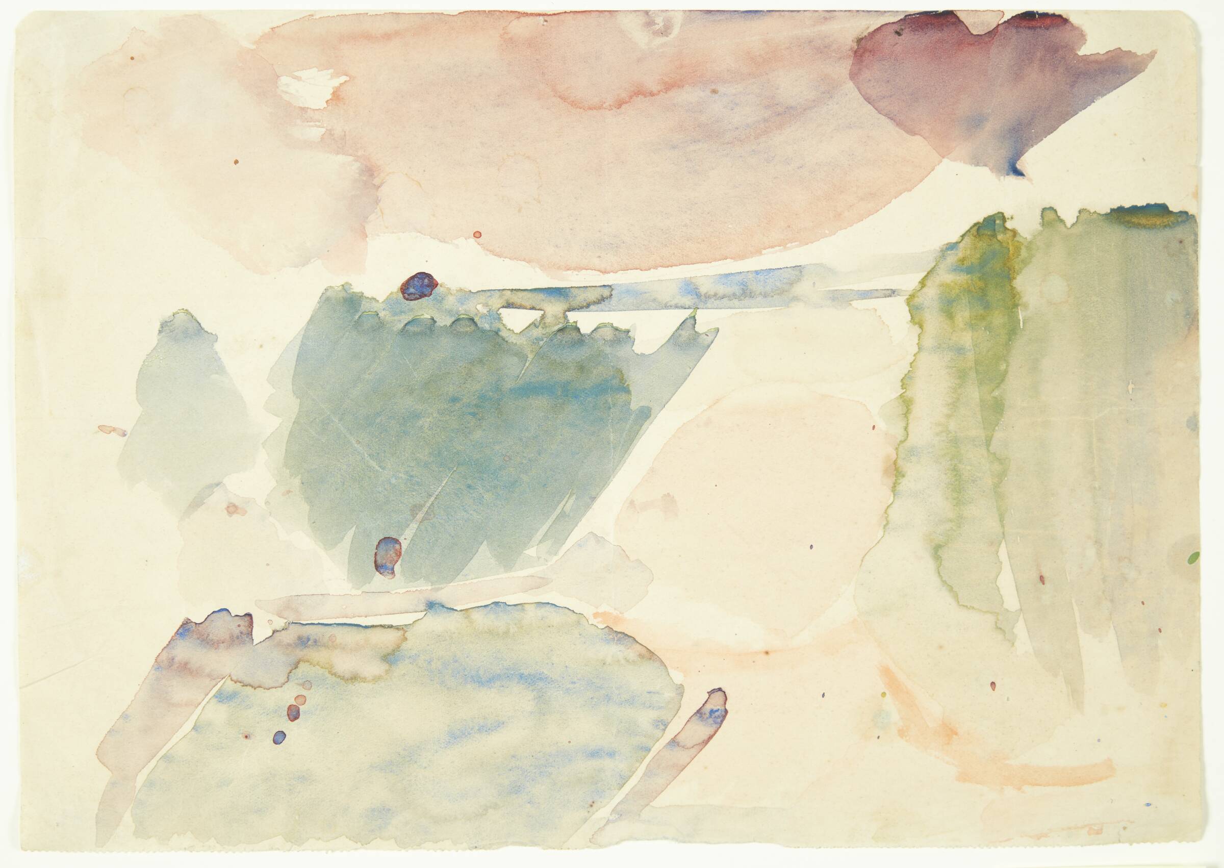 Farvestudie til Langelinie-billedet, Edvard Weie, 1923-1927