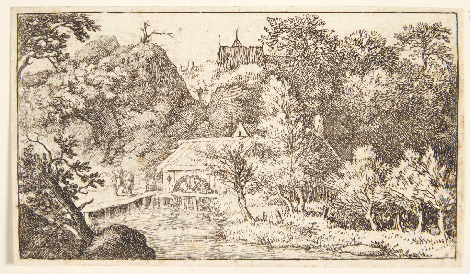 Vandmøllen, Allaert van Everdingen, 1621-1675