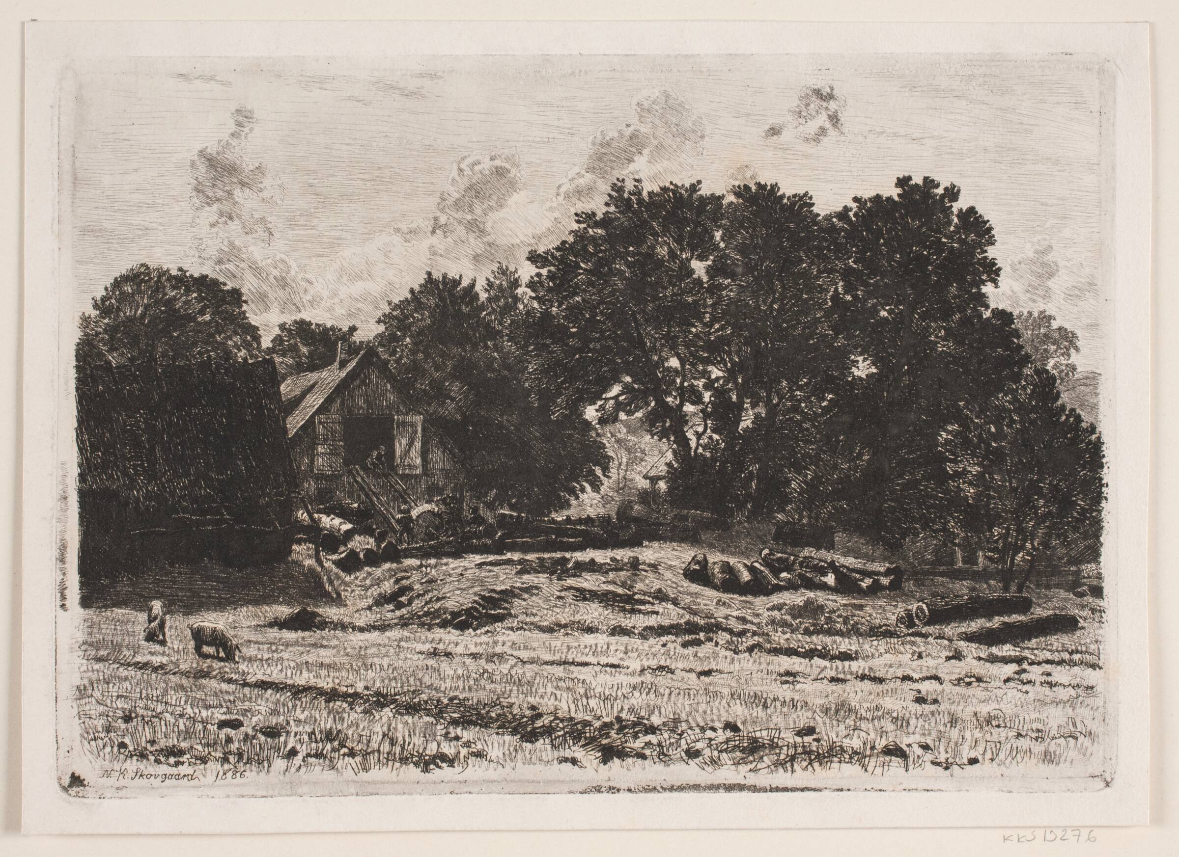 "Kvarnen", Niels Skovgaard, 1886
