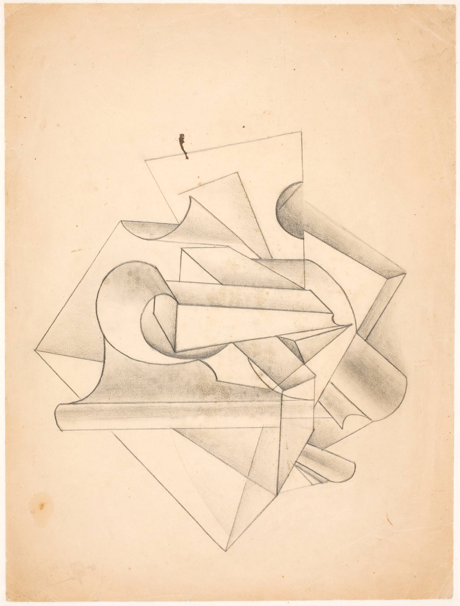 Abstrakt komposition, Franciska Clausen, 1899-1986