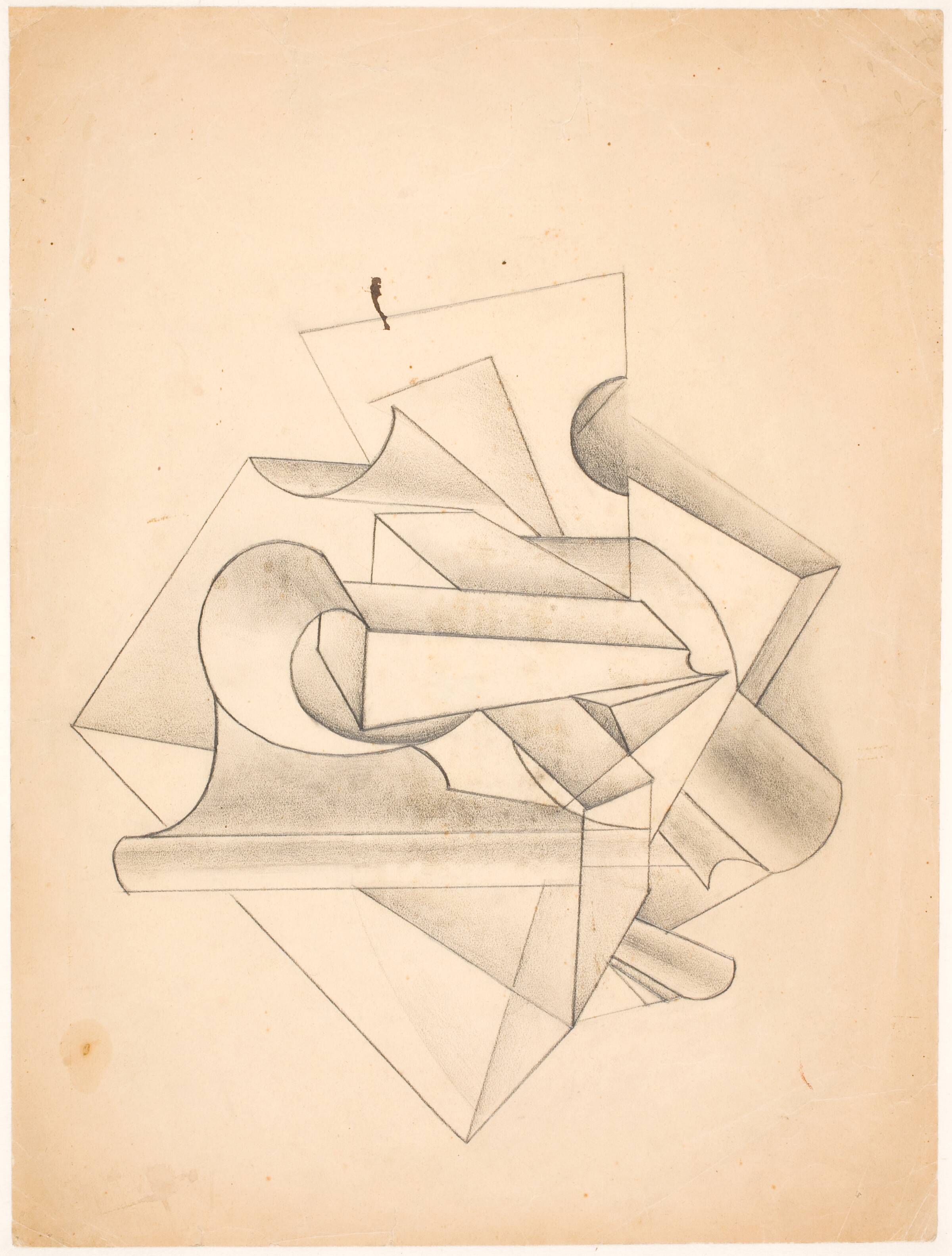 Abstrakt komposition, Franciska Clausen, 1899-1986