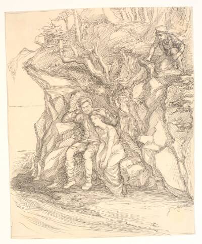 Illustration til Alfred Tennyson "Enoch Arden"