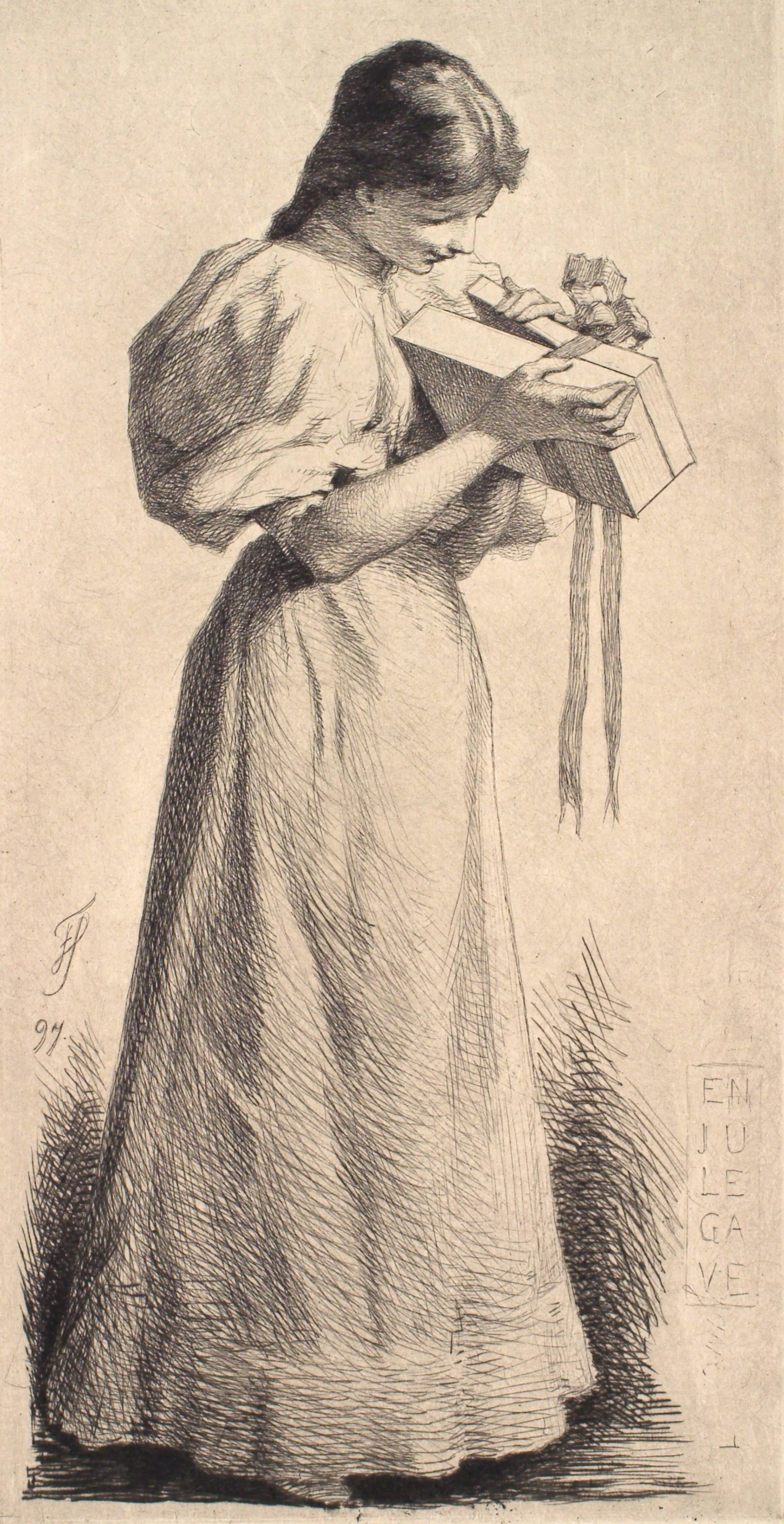 En julegave, Frans Schwartz, 1897