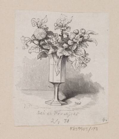 Illustration til "Der er Forskjel" i H.C. Andersen, "Eventyr og Historier", Bind 2
