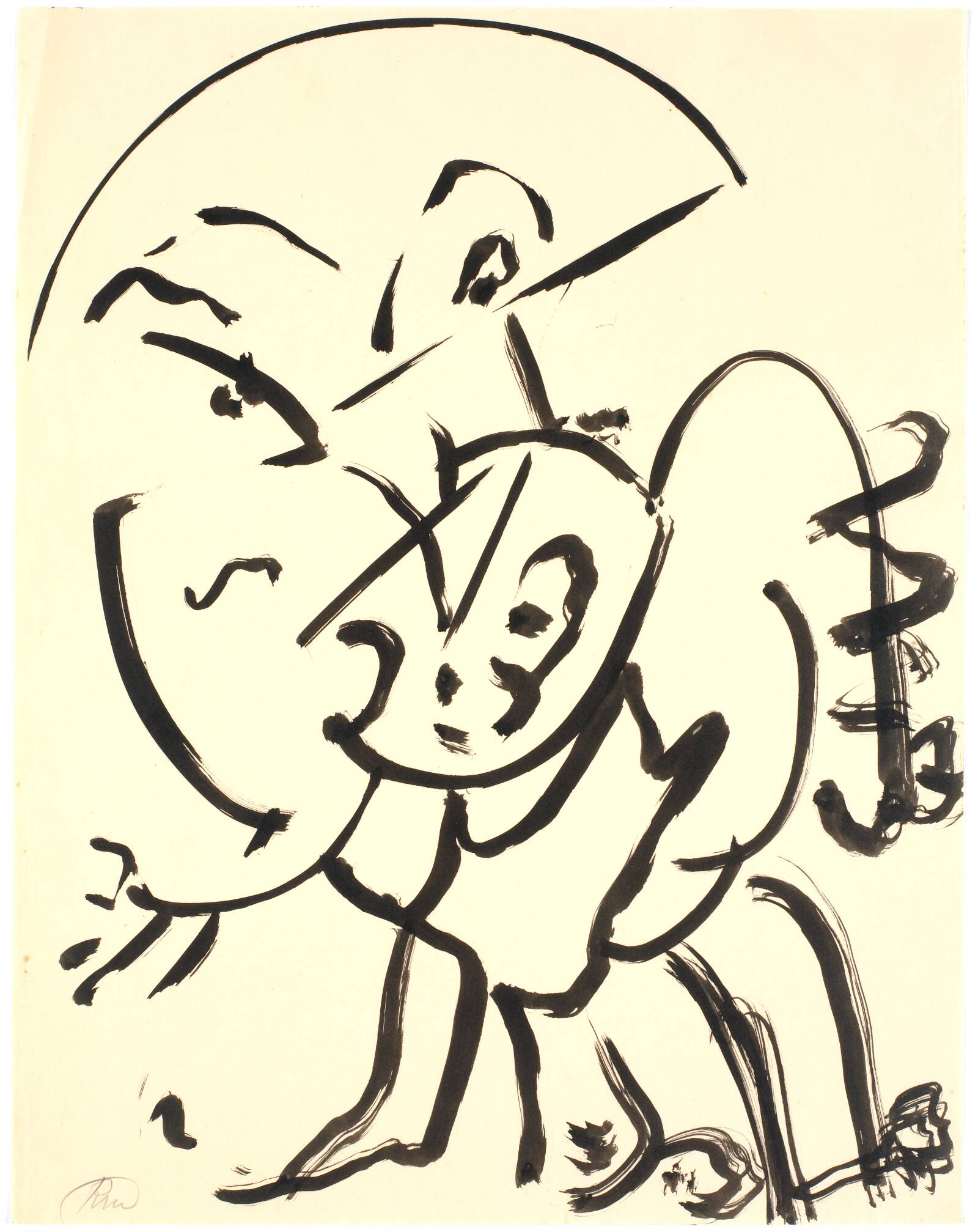 Mor-barn figur, Richard Mortensen, 1942-1944