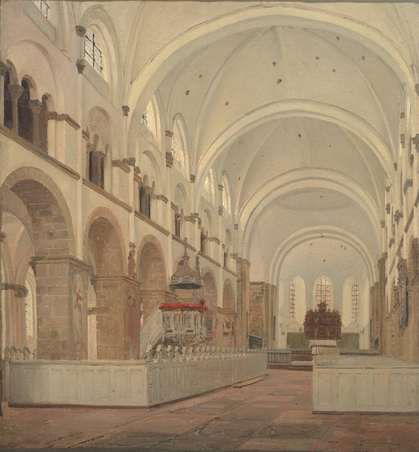 Ribe Domkirkes indre, Jørgen Roed, 1836