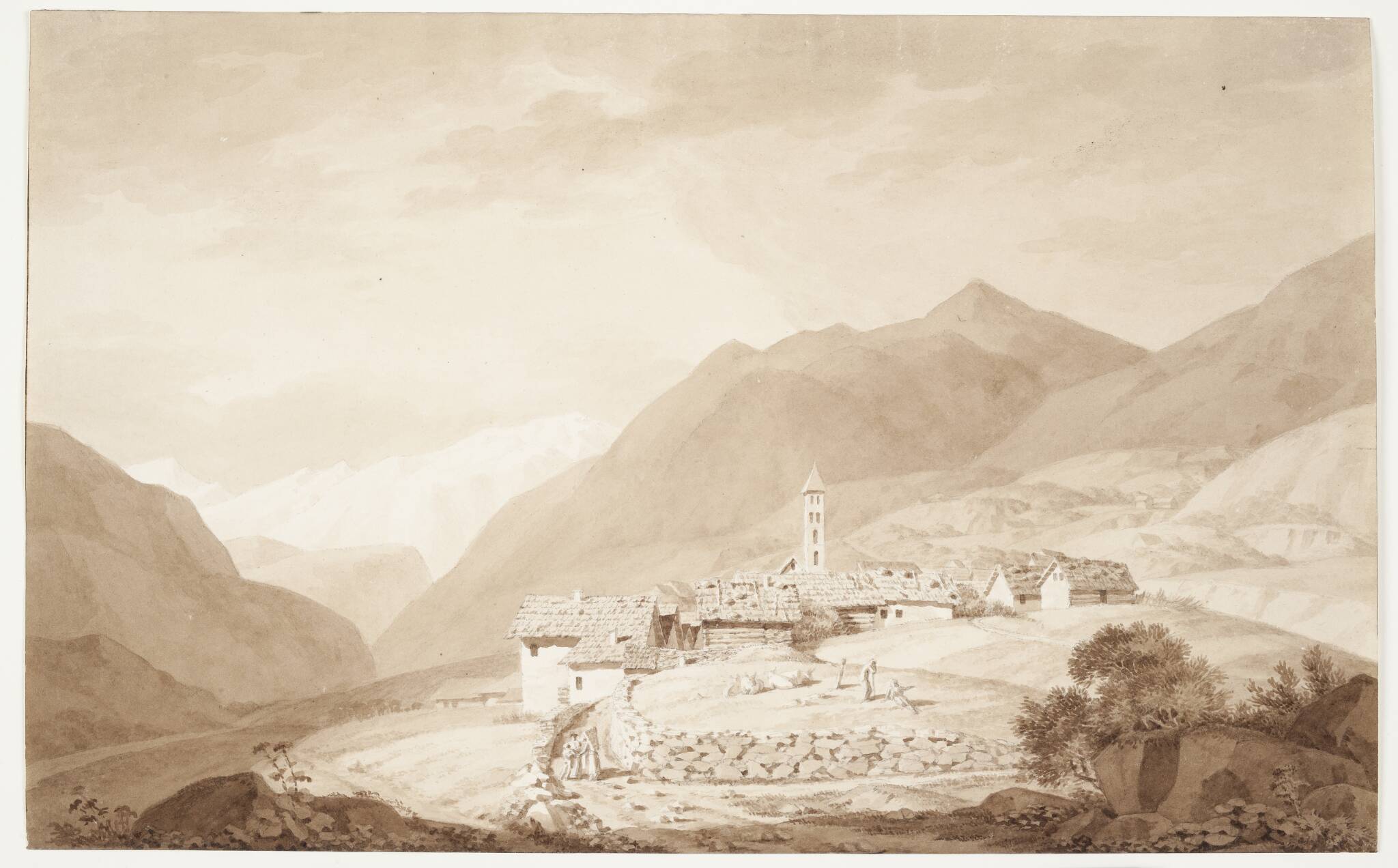 Landsbyen Airolo i Alperne