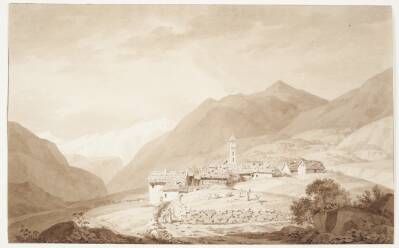 Landsbyen Airolo i Alperne
