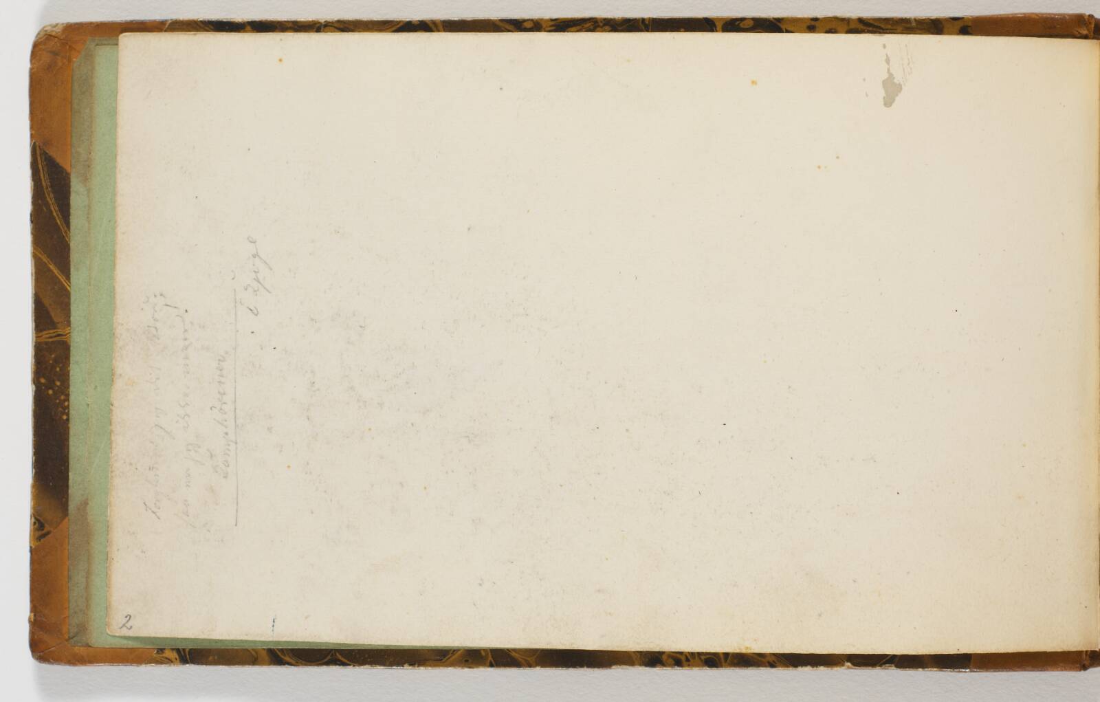 Utydelige blyantsnotater, Martinus Rørbye, 1832