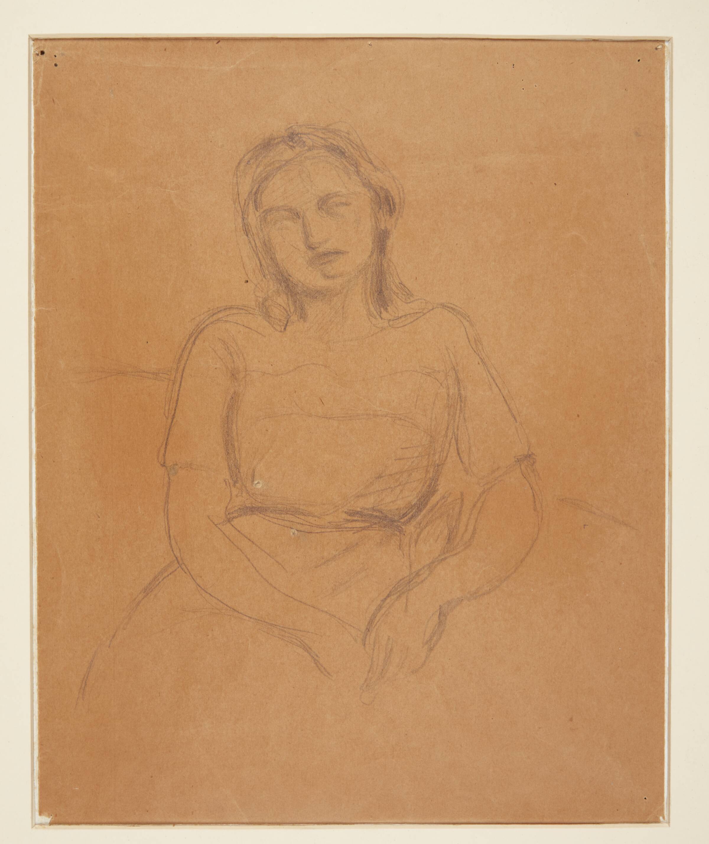 Siddende ung pige, Харальд Гирсинг, 1910-1914