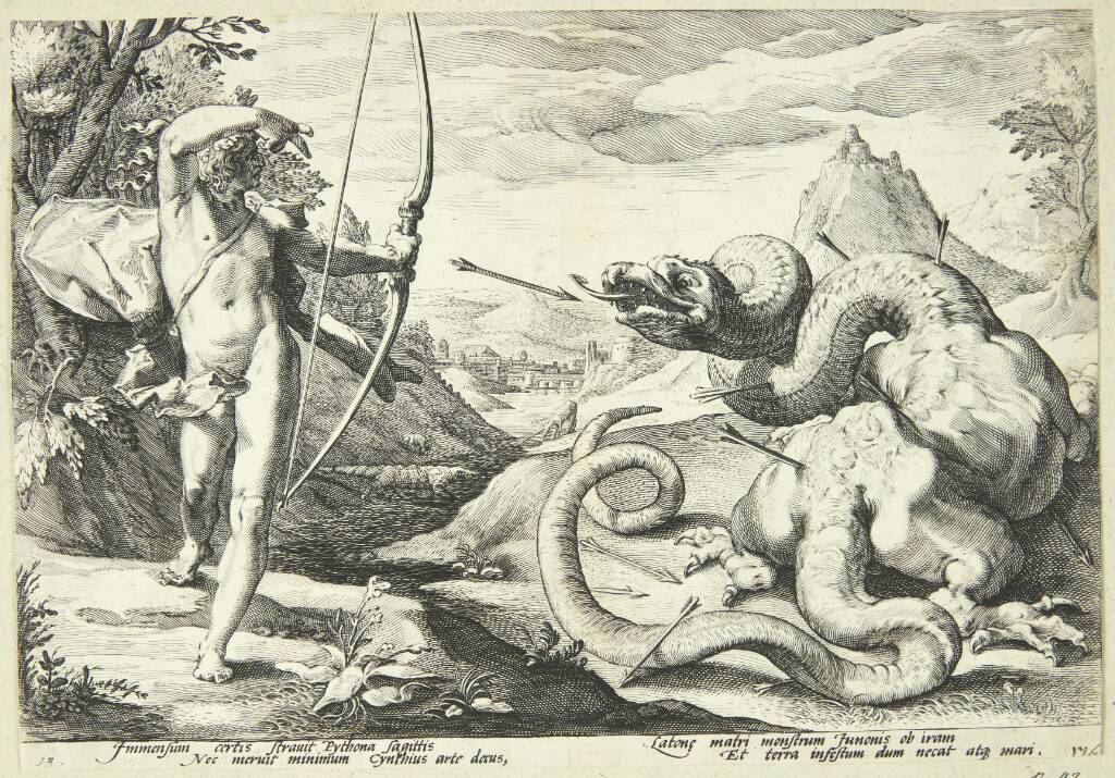 Apollon dræber Python
