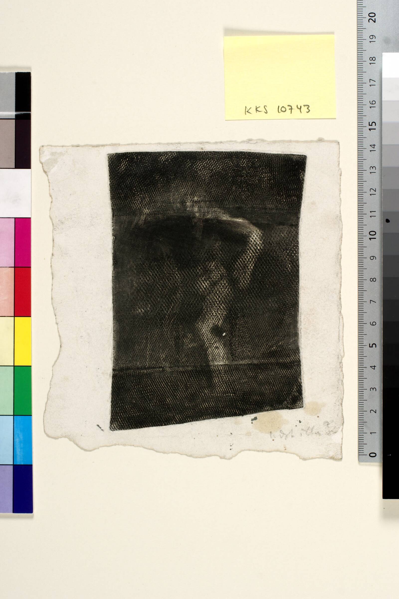Atlas, studie, Oluf Hartmann, 1908
