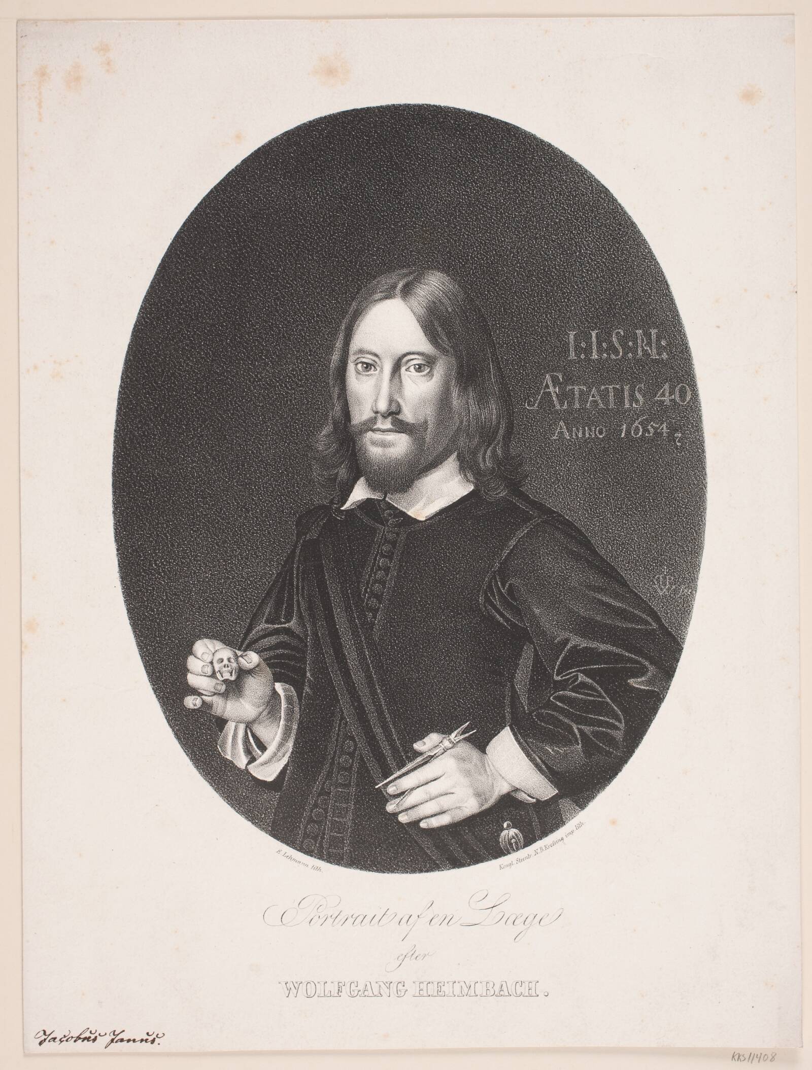 Jacob Jensen Nordmand, Edvard Lehmann, 1815-1892