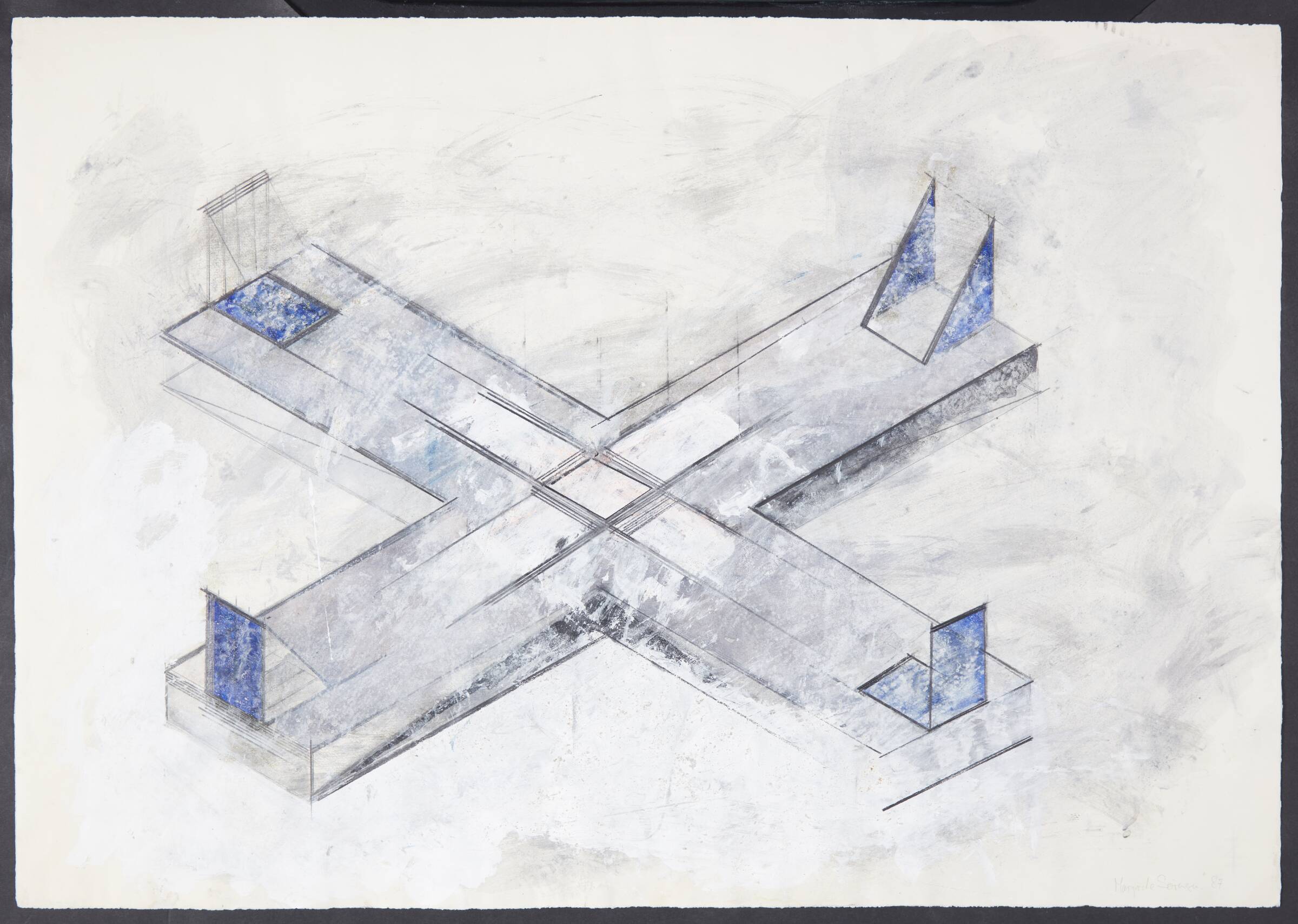 Uden titel, Margrete Sørensen, 1987