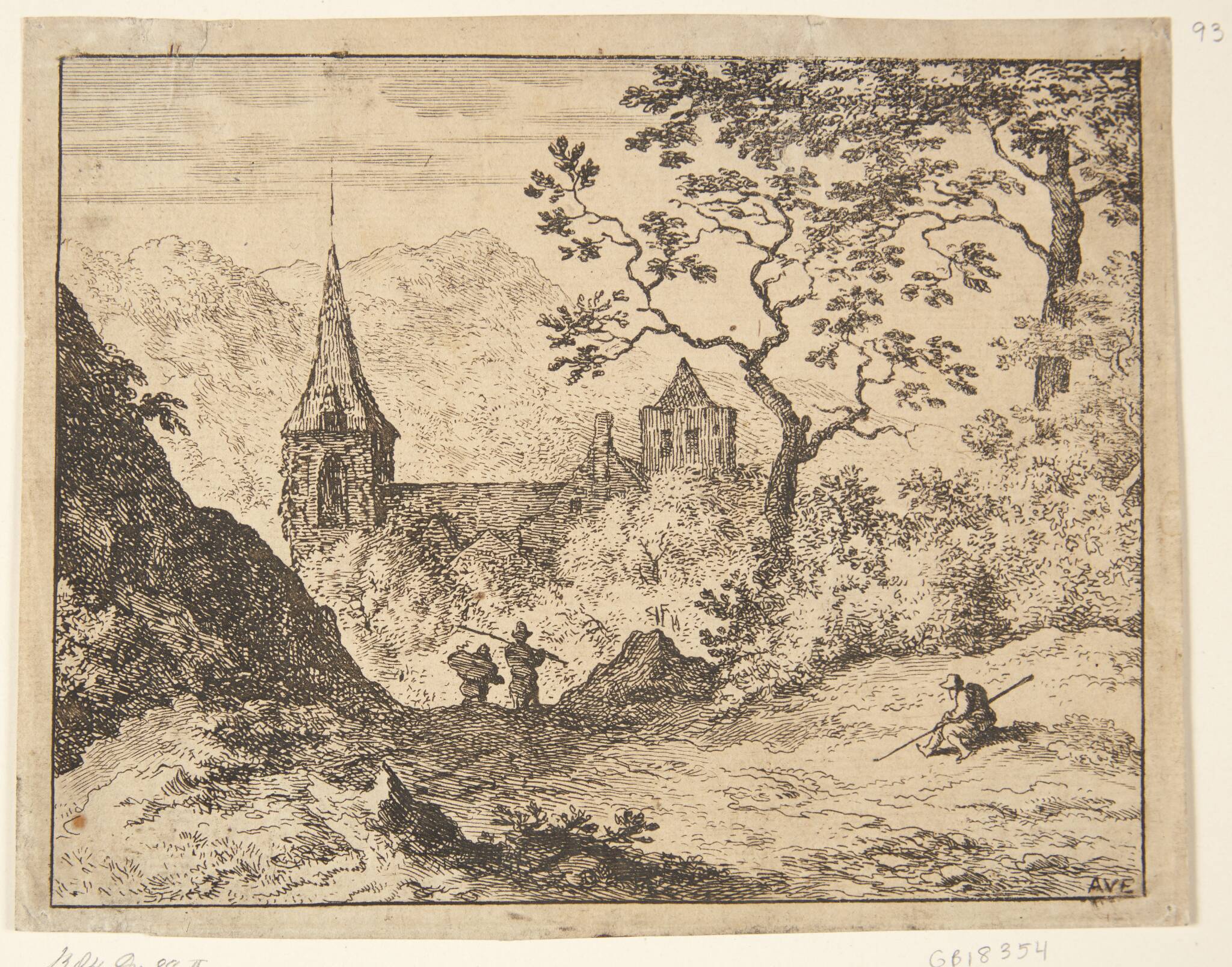 En kirke i en dal