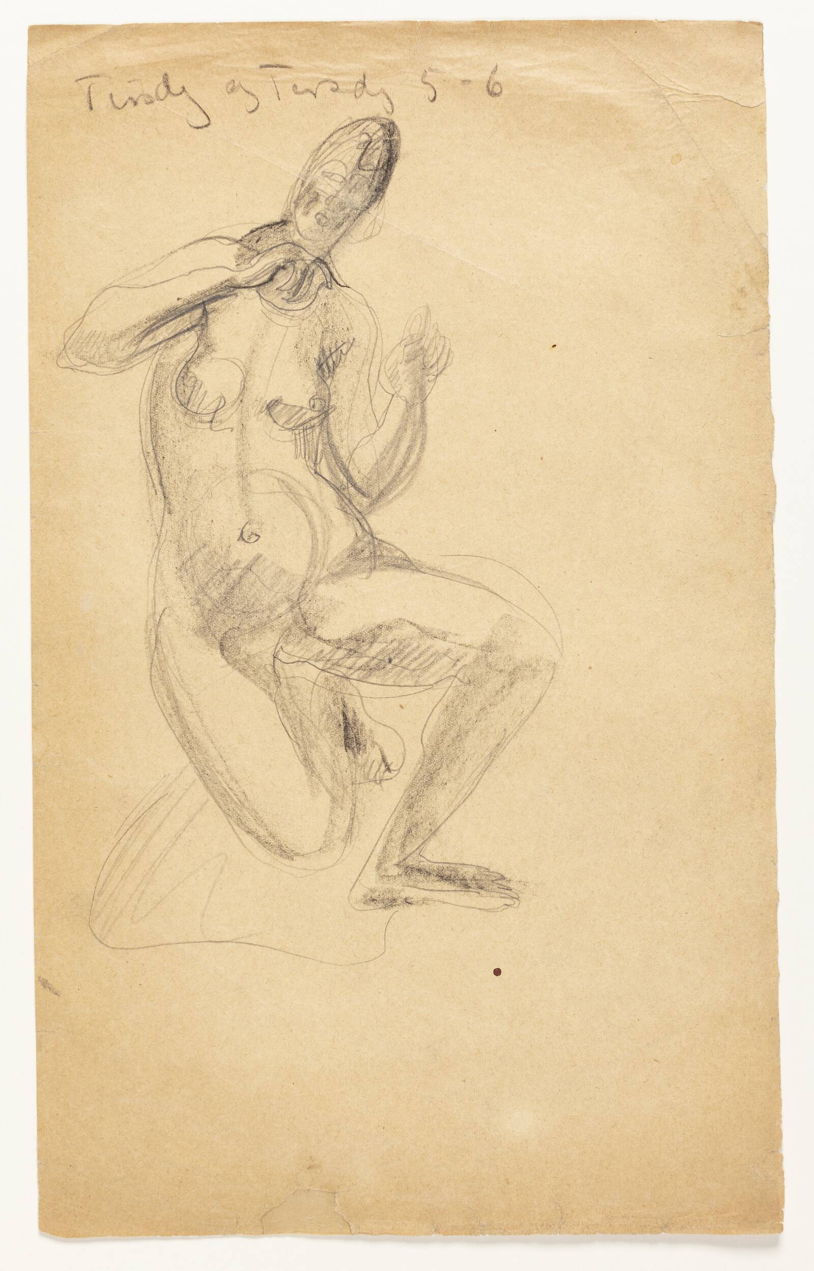 Modelstudie, Astrid Holm, 1876-1937