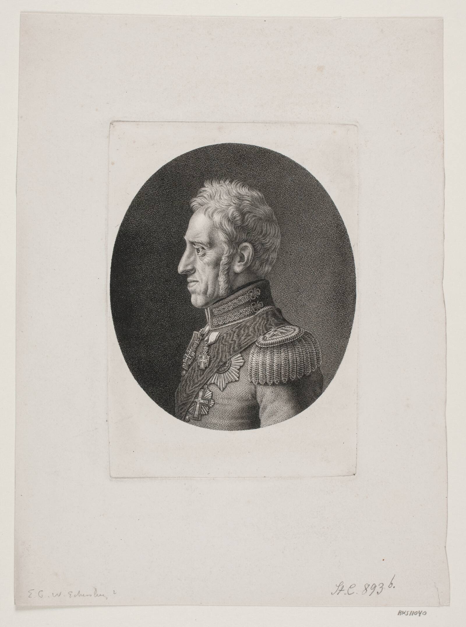 Frederik VI, Erling Eckersberg, 1846