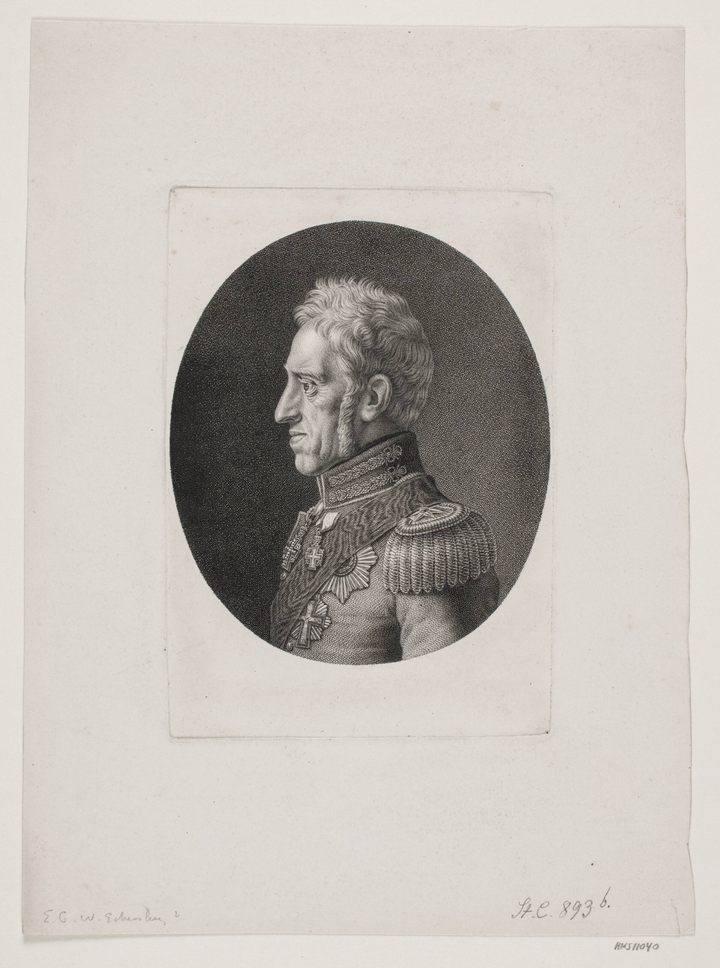 Frederik VI, Erling Eckersberg, 1846