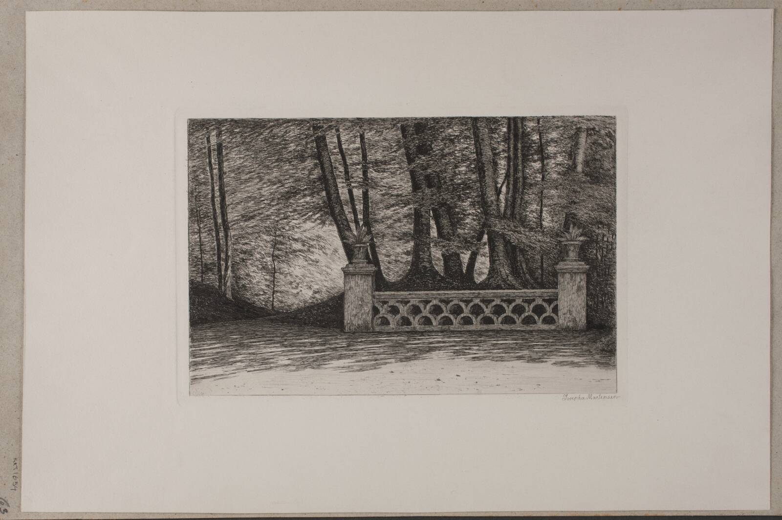 Haveparti, Josepha Martensen, 1852-1924