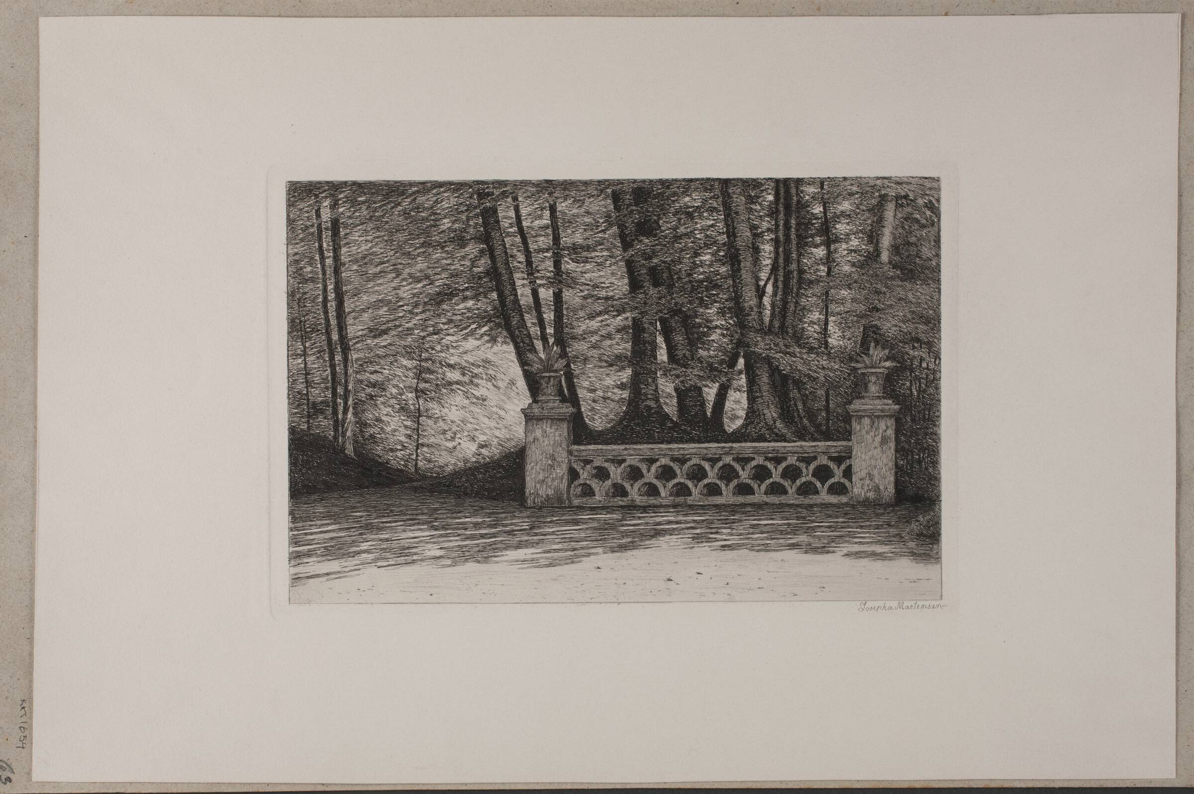 Haveparti, Josepha Martensen, 1852-1924