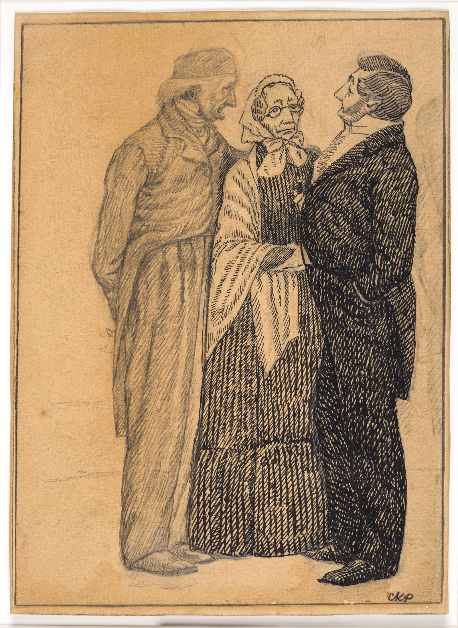 Fra en præstemiddag, Christian Kongstad Petersen, 1907-1911