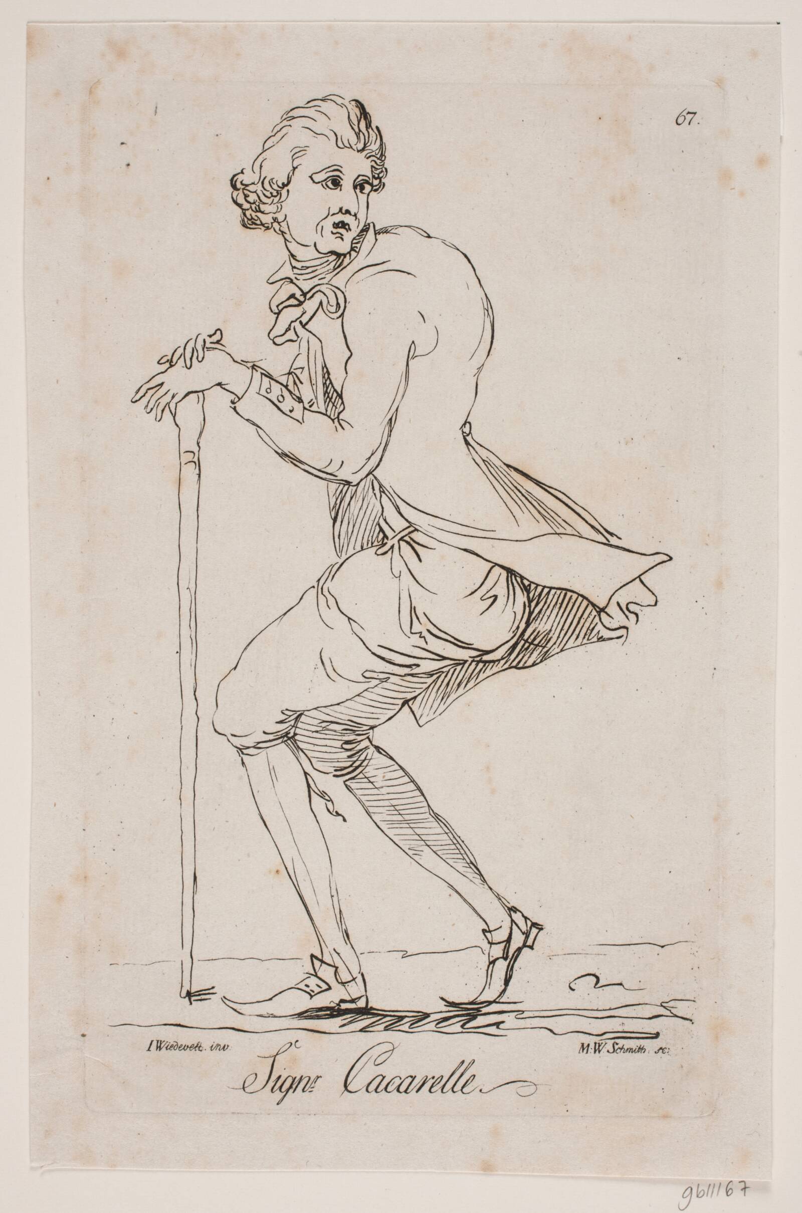 Signr. Cacarelle, M. W. Schmith, 1796-1802
