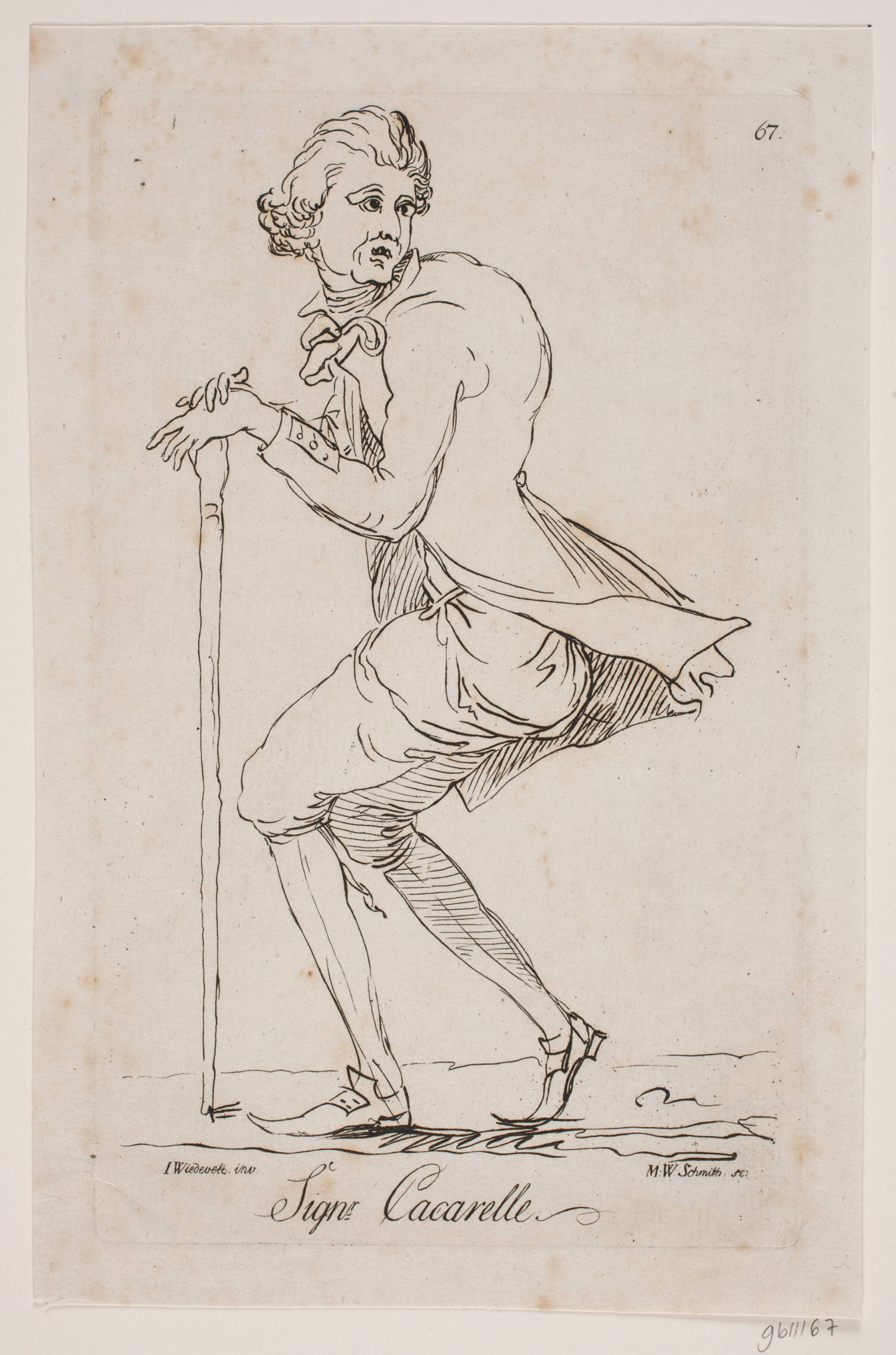 Signr. Cacarelle, M. W. Schmith, 1796-1802