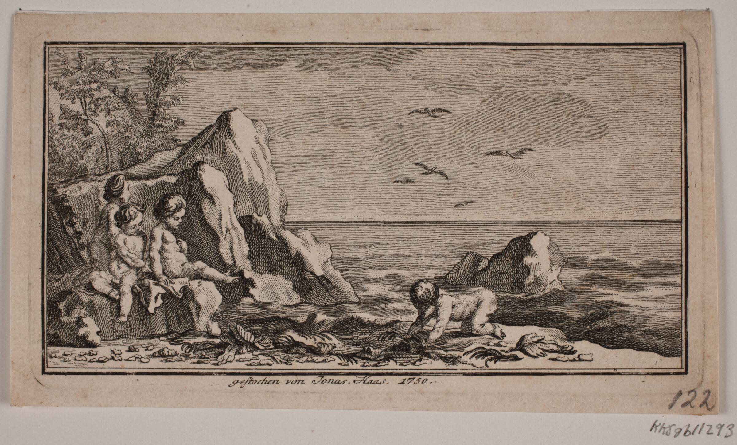 Vignet, Jonas Haas, 1750