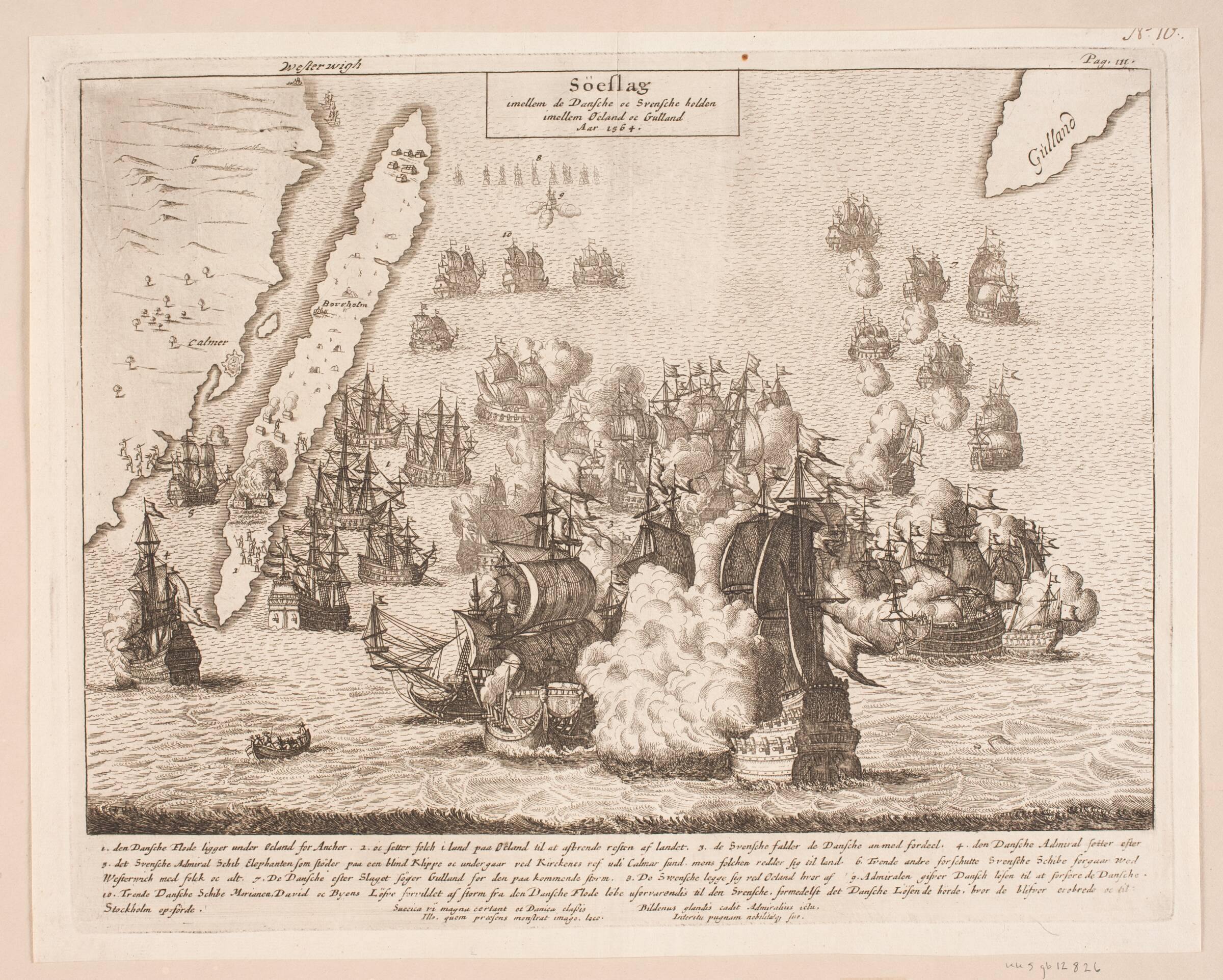 Søslag ved Øland og Gulland, 1564, Johann Husman, 1678-1682