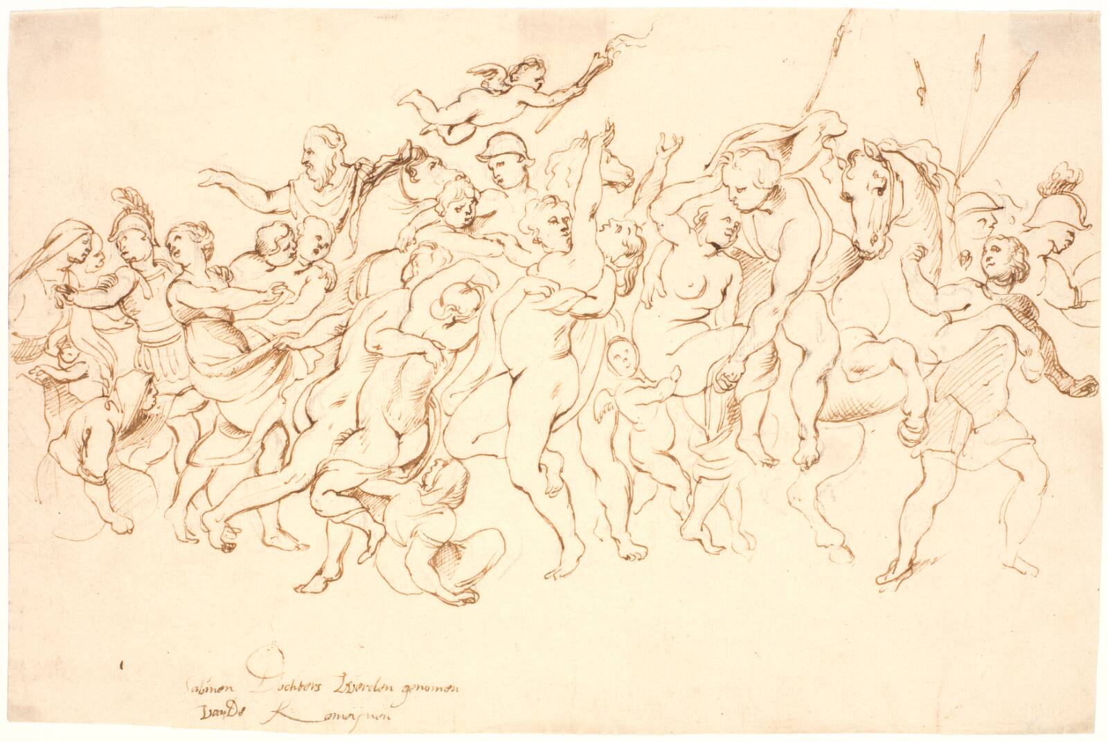 Sabinerindernes rov, Willem Panneels, 1628-1630
