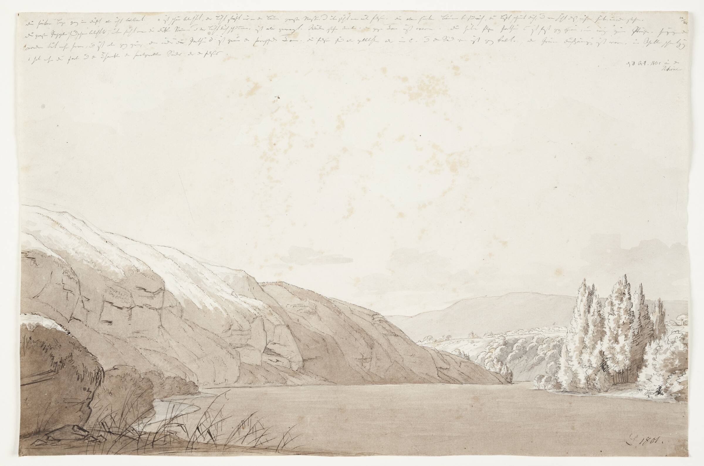 Parti fra Rhone, J.L. Lund, 1801
