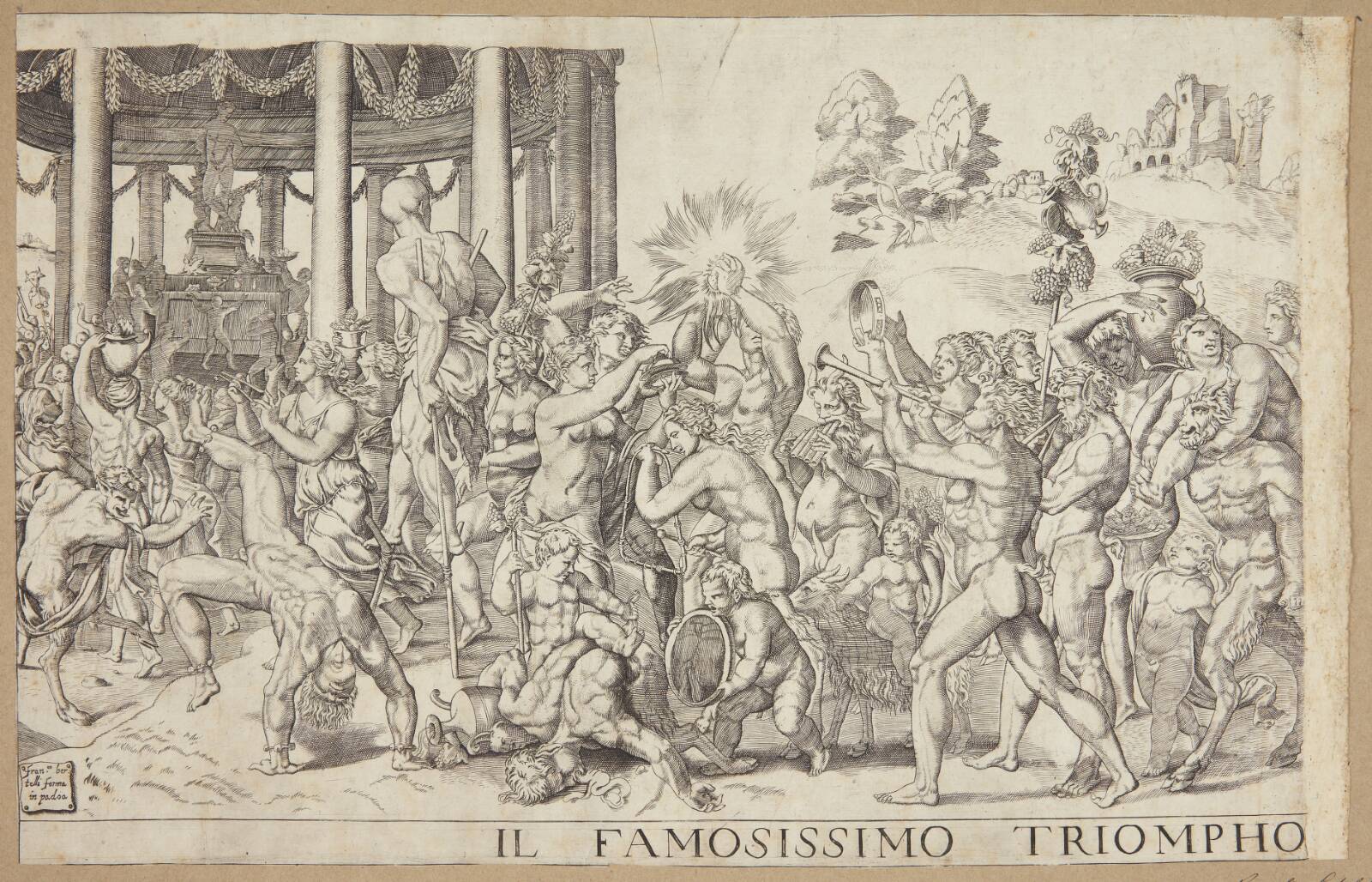 Bacchus' triumftog, Ubekendt, 1550-1599