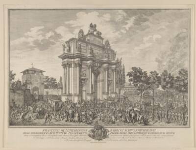 Frantz Stephans æresport, ved indtog i Firenze 1739