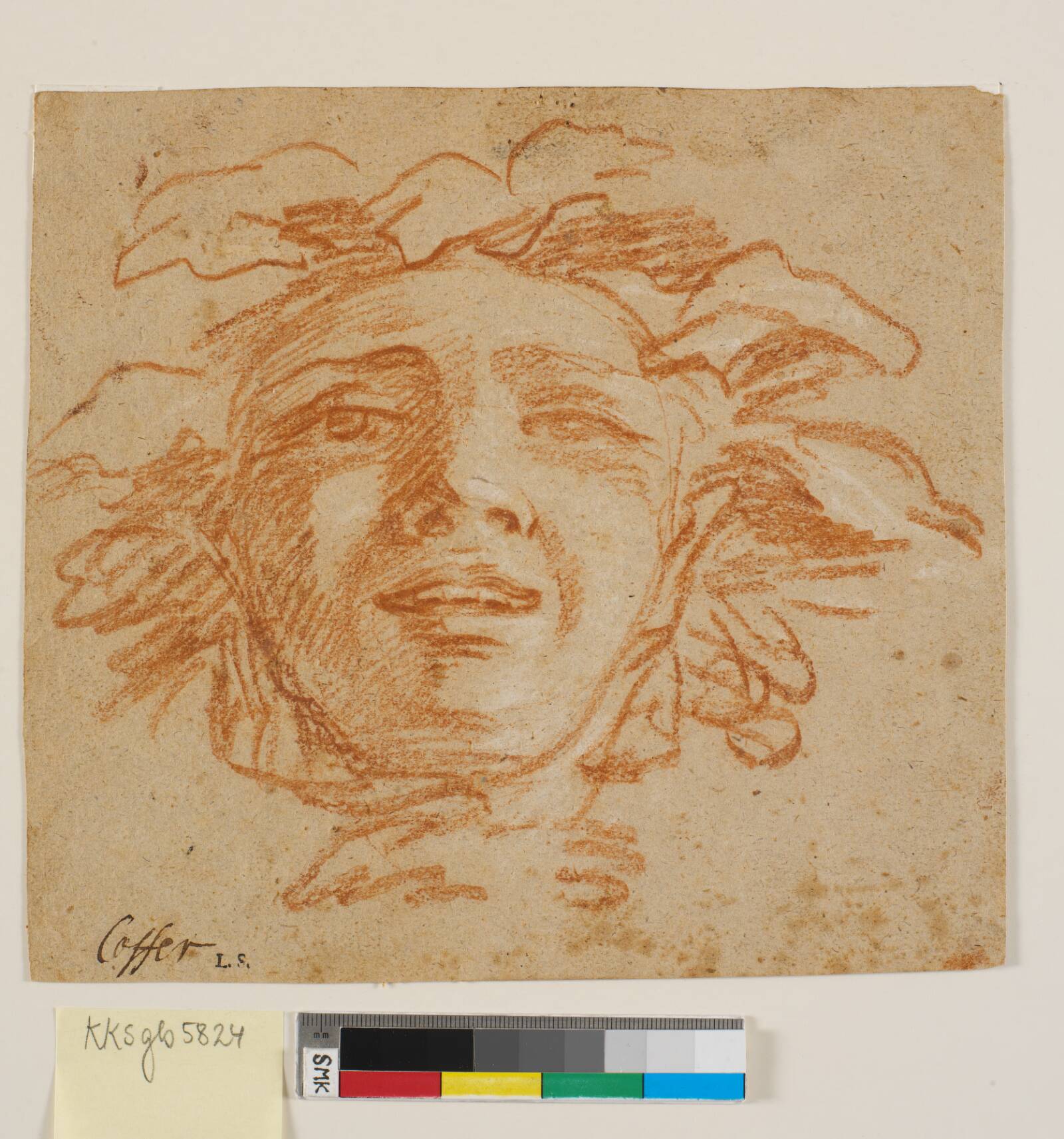 Ansigtet af en faun?, Bénoit Le Coffre, 1692-1722