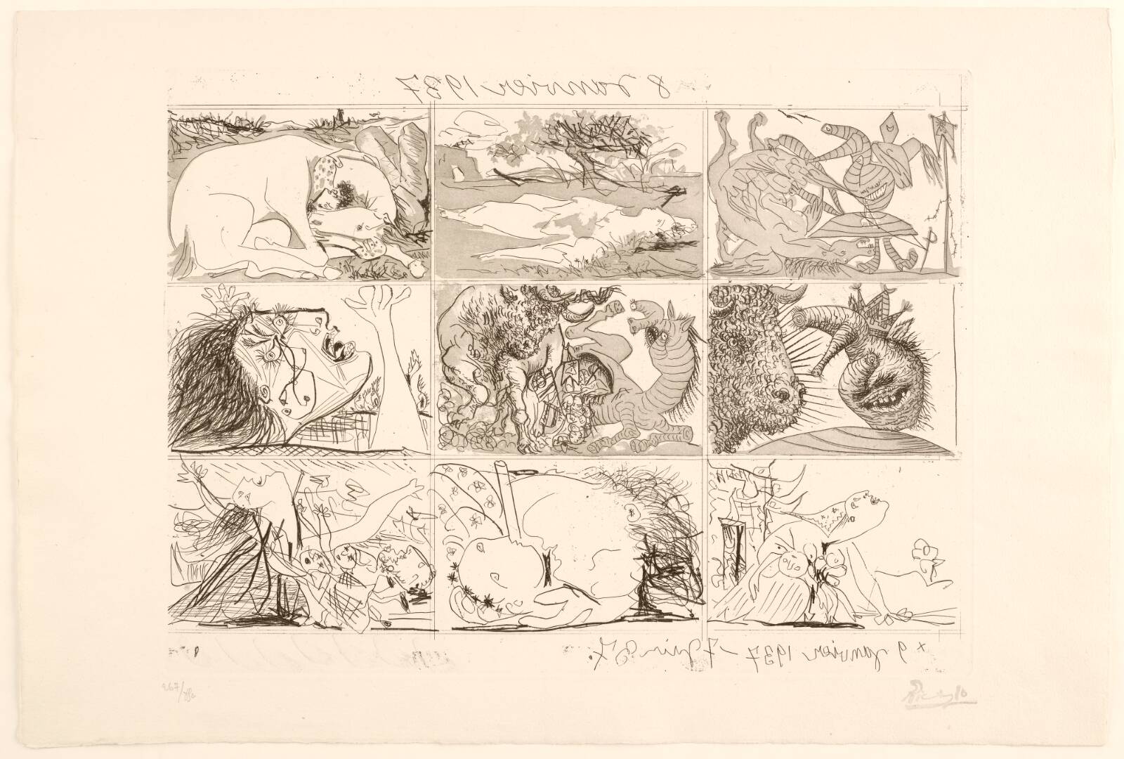 Francos løgn og drøm, Pablo Picasso, 1937
