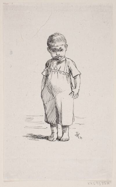 Illustration til Chr. Richardt, "Naar jeg blir stor"