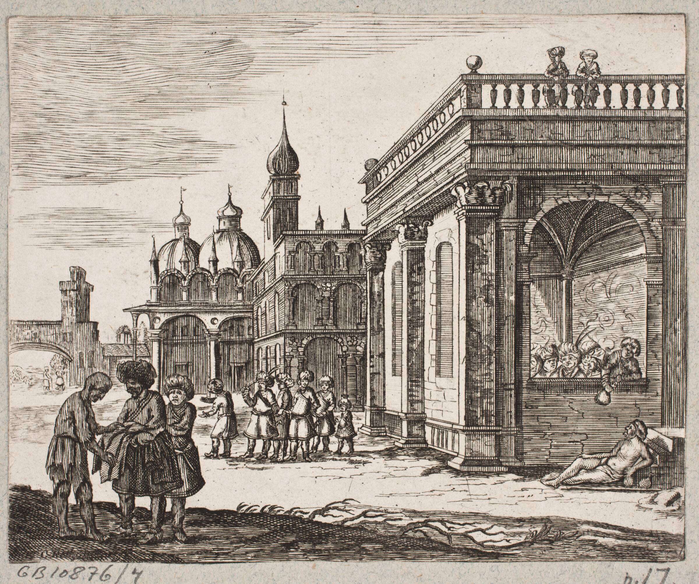 Illustration til Adam Olearius, “Persianischer Rosenthal von einem Sinnreichen Poeten Schich Saadi […]”, Schleswig 1660, Christian Rothgiesser, 1645