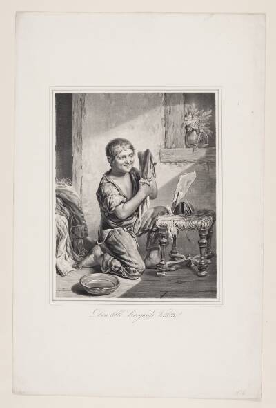 Den lille Savoyards Toilette