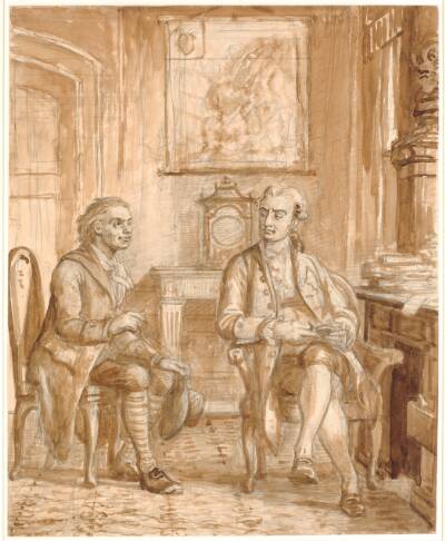 Minister Guldberg og Wessel