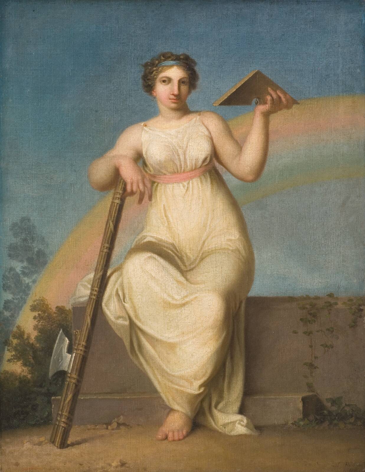 Jurisprudence. Allegorical Figure, by Nicolai Abildgaard, 1800