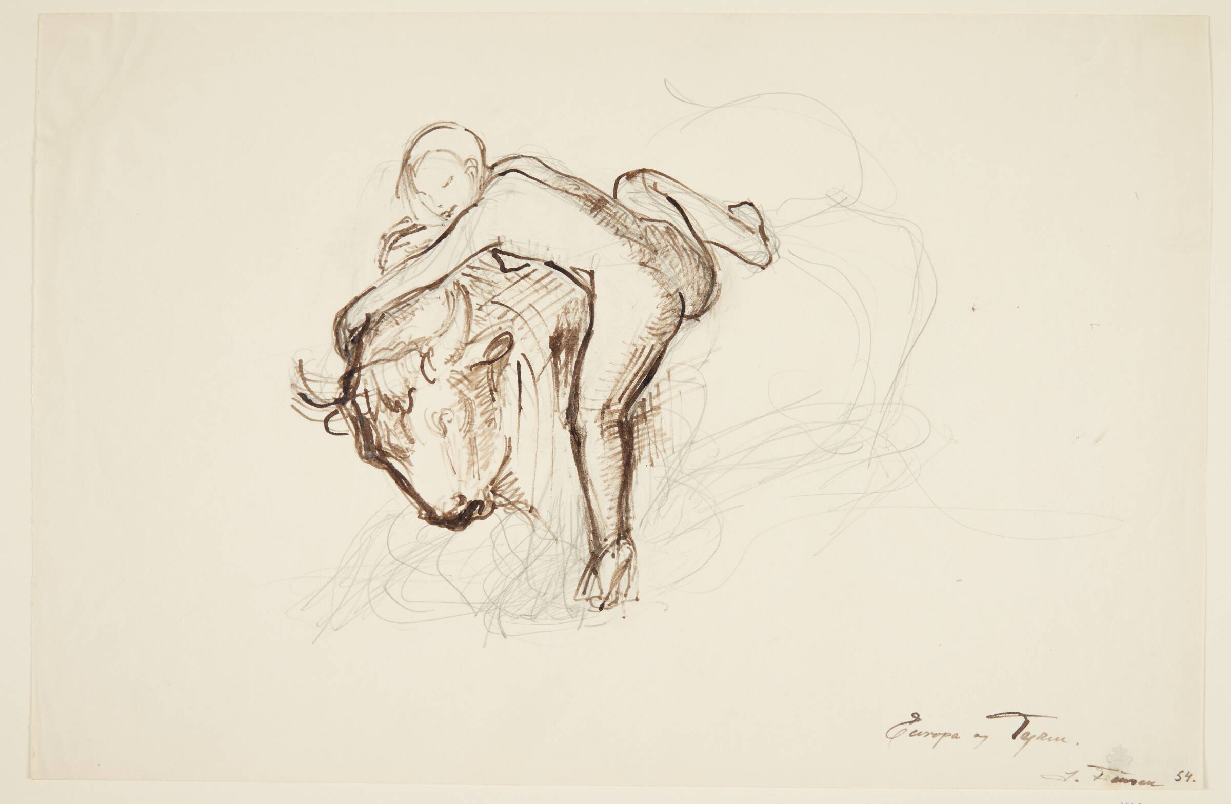 Europa og Tyren, Finsen Koefoed, Inge, 1954