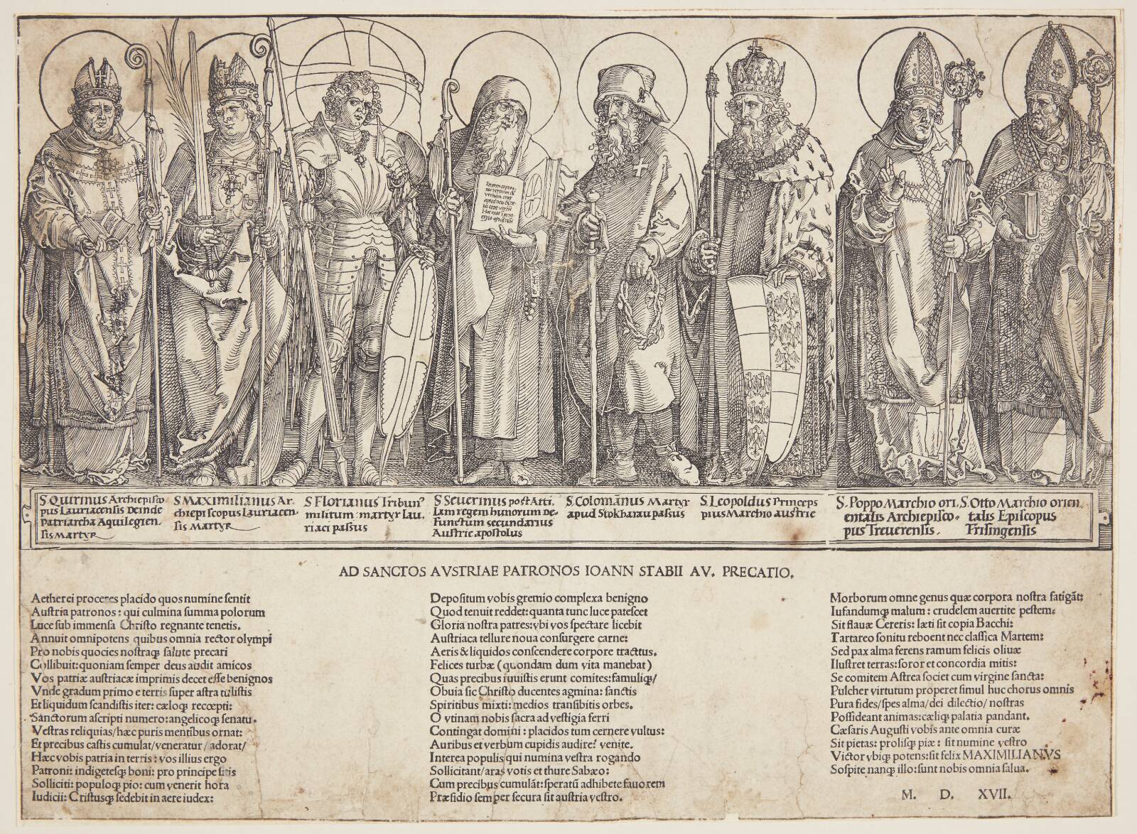 De østrigske skytshelgener, Albrecht Dürer, 1515