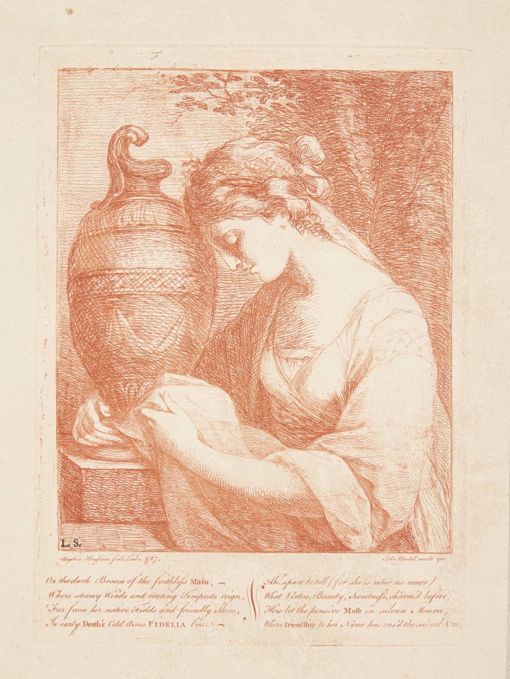 Kvinden ved urnen, Angelica Kauffmann, 1767