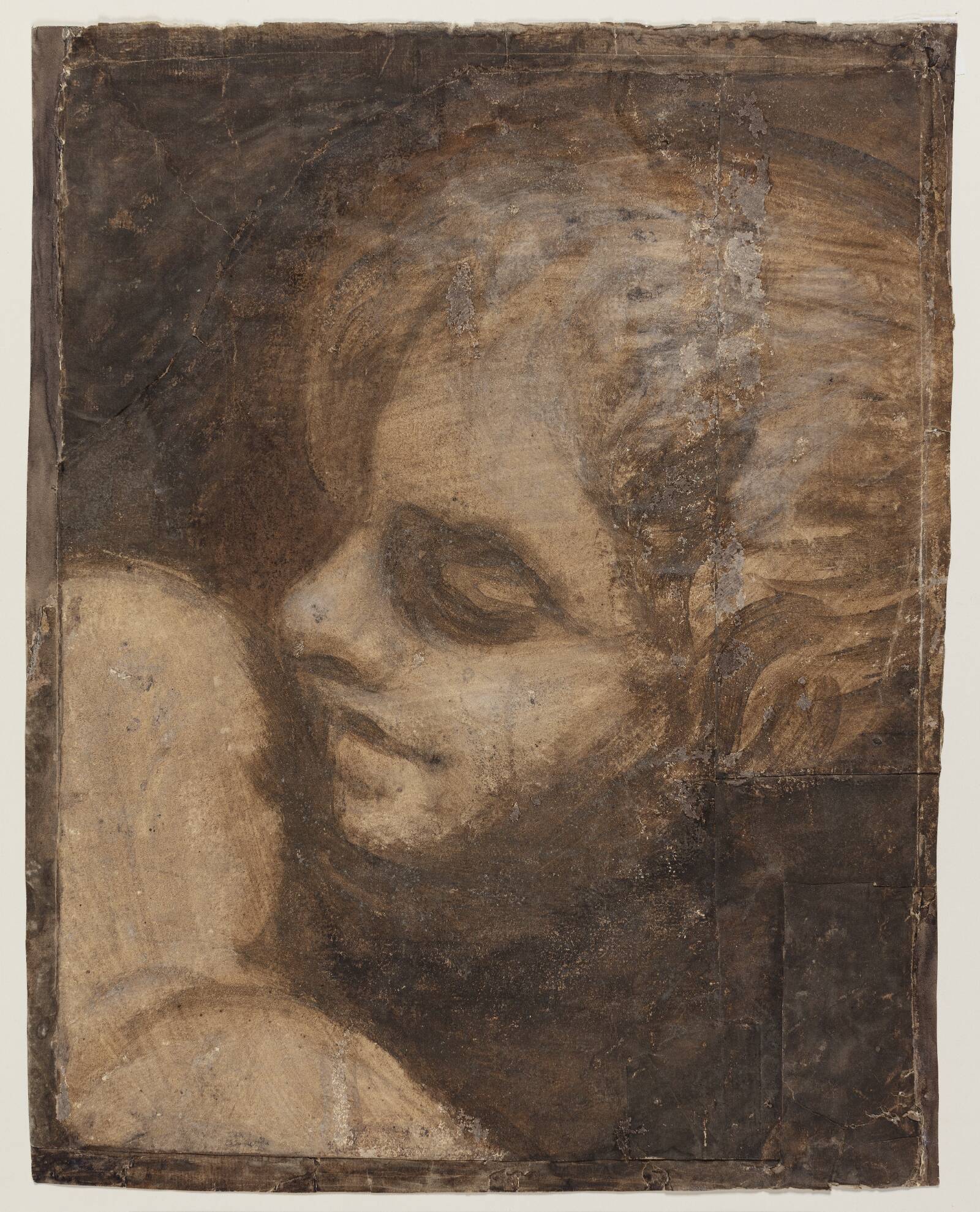 Puttohoved, vendt mod venstre, Ubekendt, 1500-1550