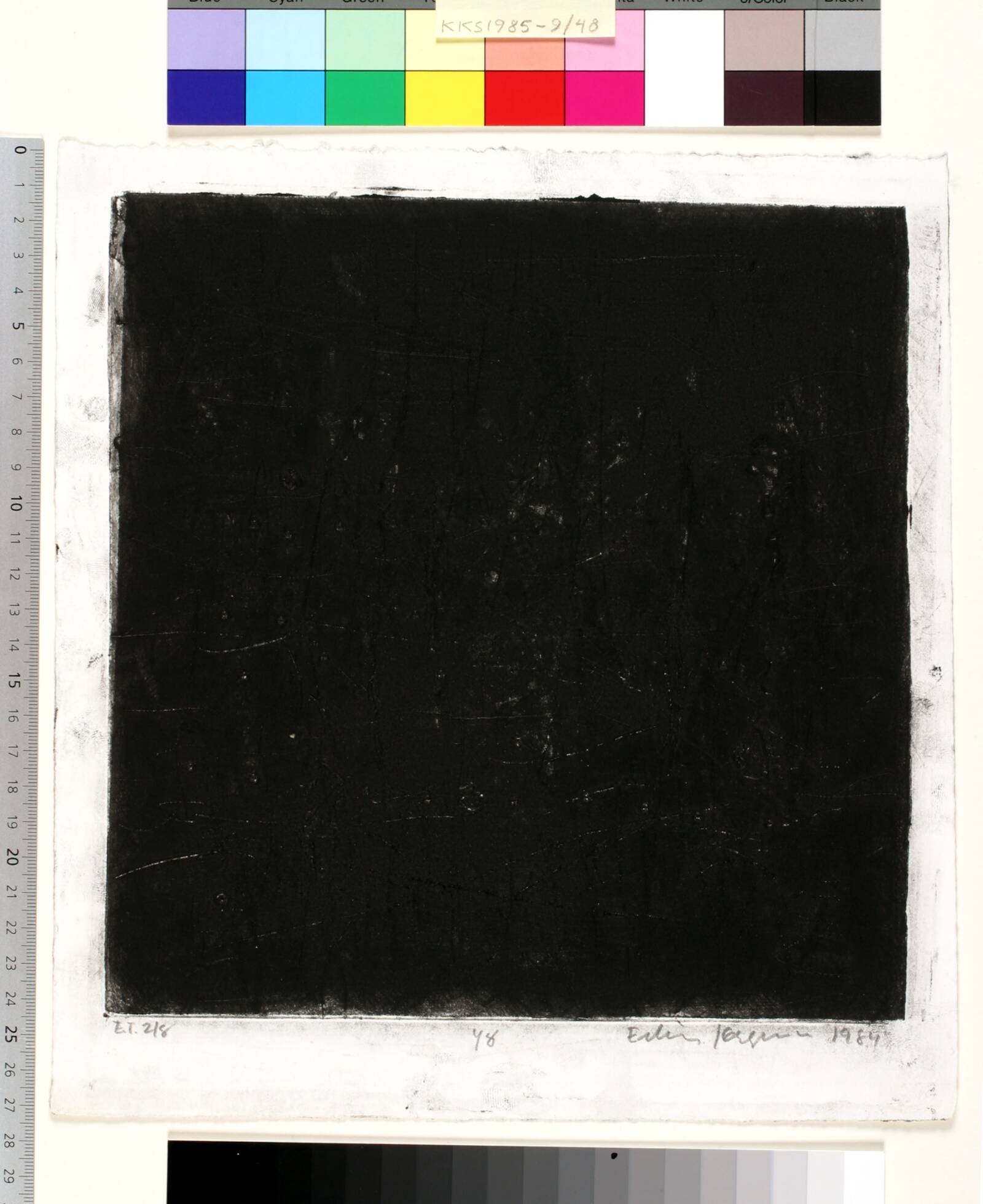 Dagbogsblad 48, Erling Jørgensen, 1984