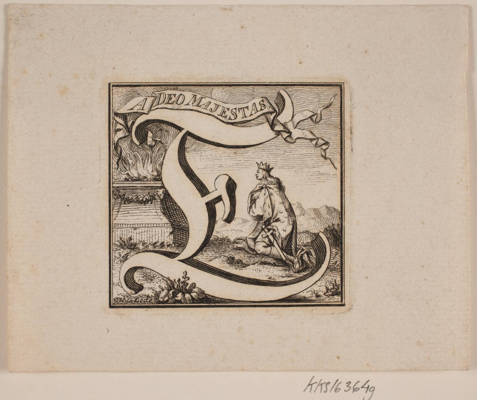 Initial til Frederik IV's Salvingsakt, Odvardt Helmoldt de Lode, 1749