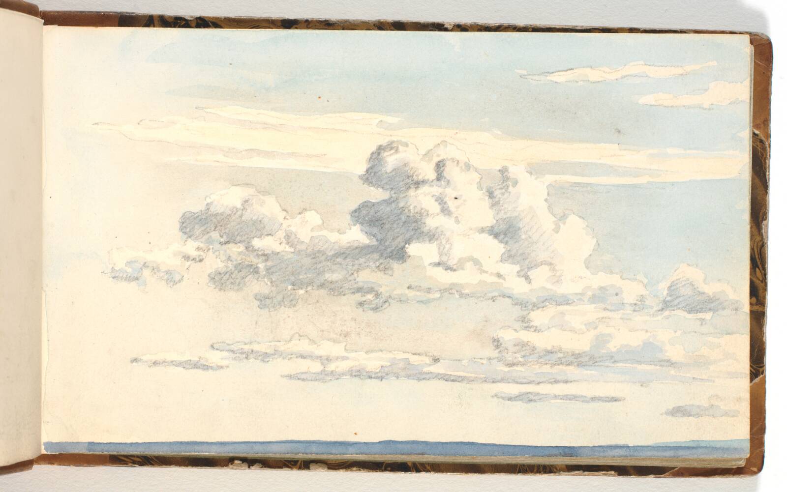 Skystudie, Martinus Rørbye, 1832