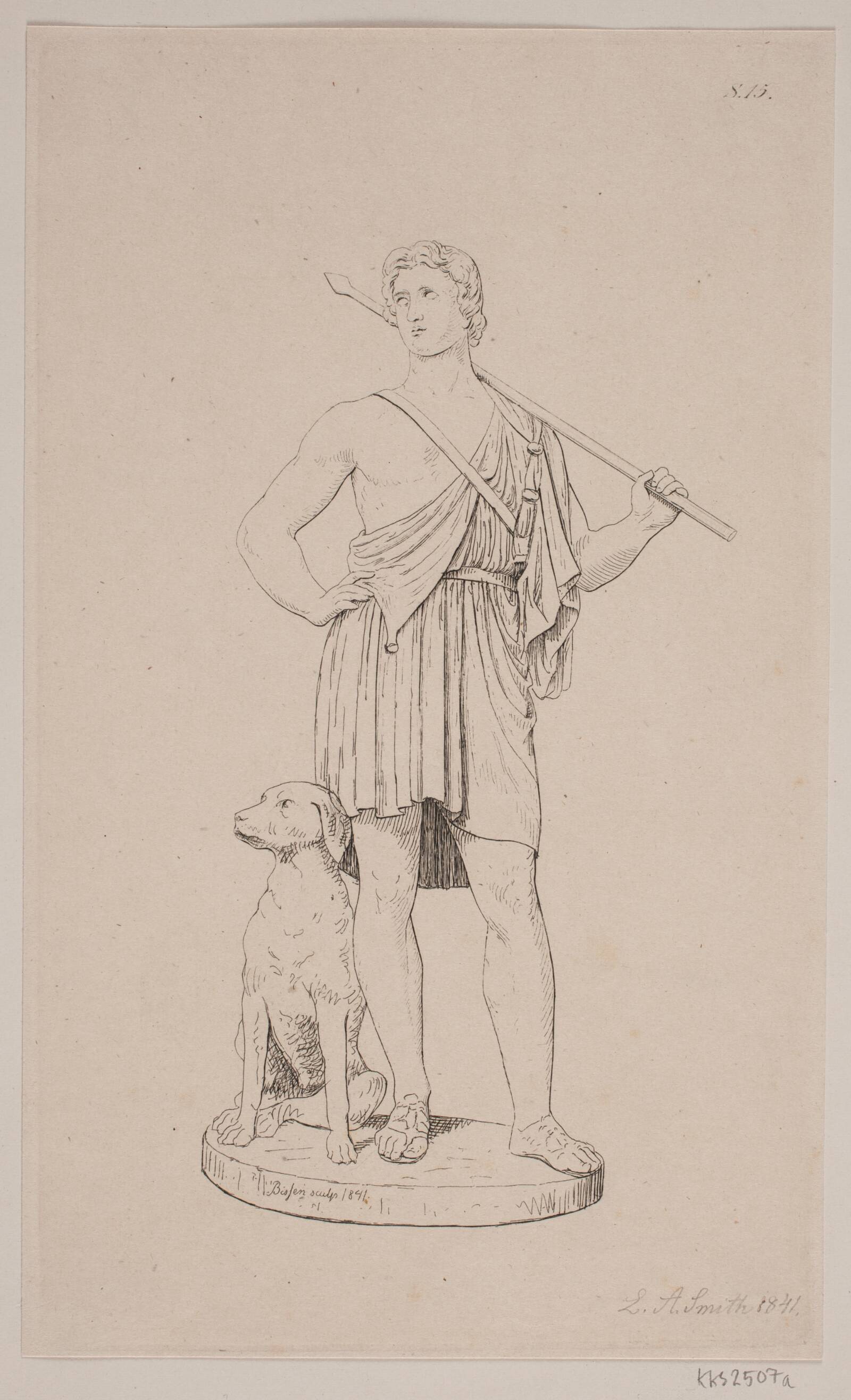 Jægeren, L.A. Smith, 1841