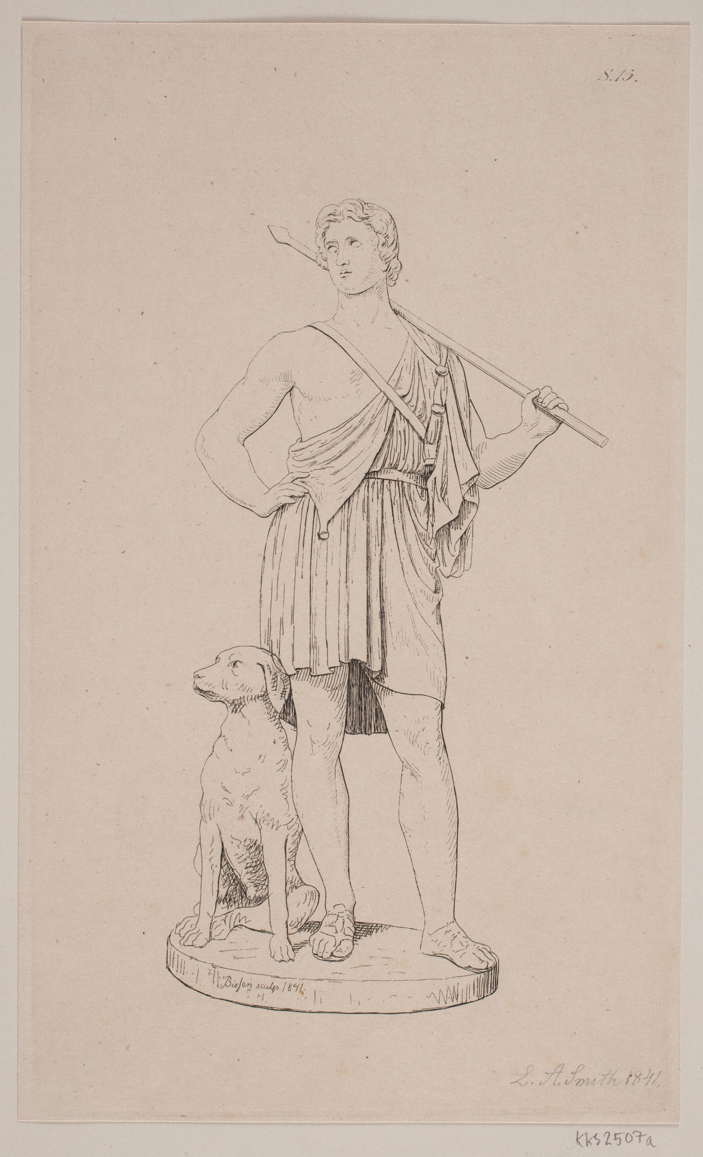Jægeren, L.A. Smith, 1841
